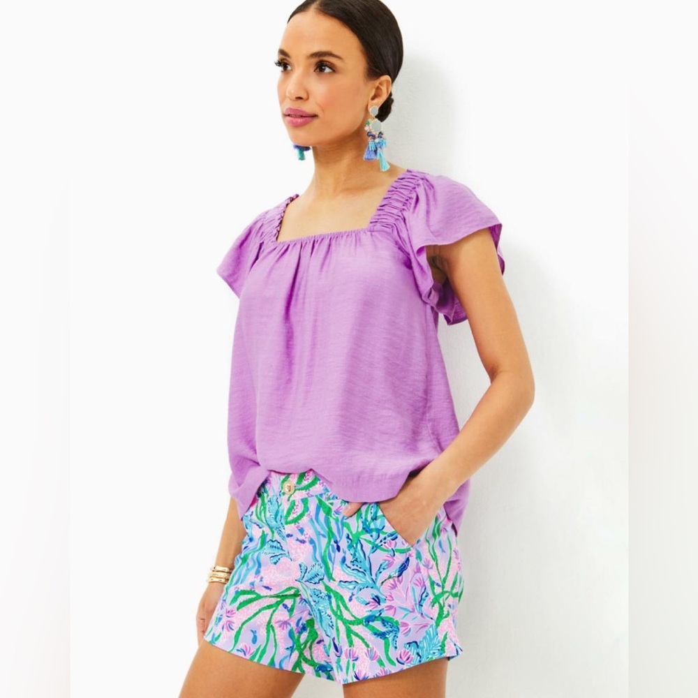 Lilly Pulitzer Callahan Shorts- Seacret Escape